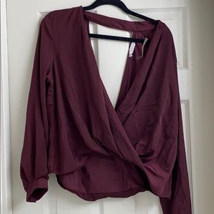 Size S Purple Lush Blouse